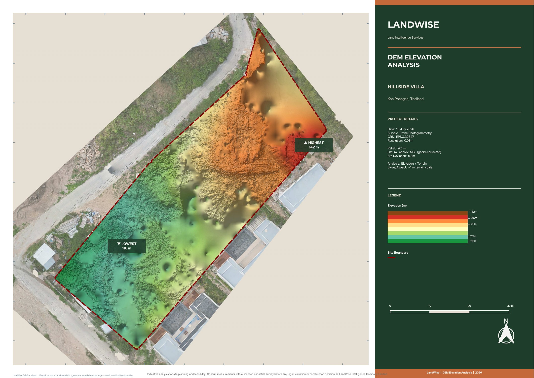 Hillside villa · Land Analysis, page 3 of 14