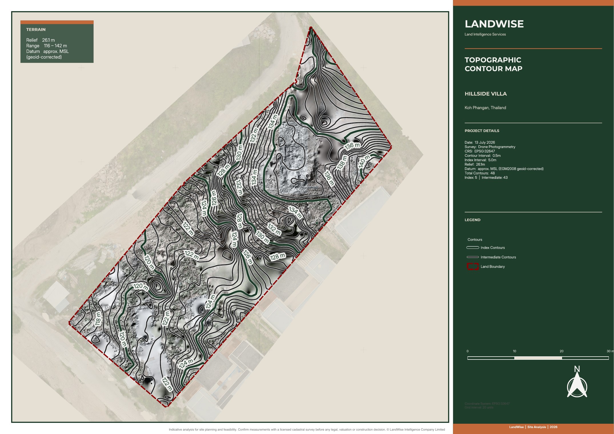 Hillside villa · Land Analysis, page 4 of 14