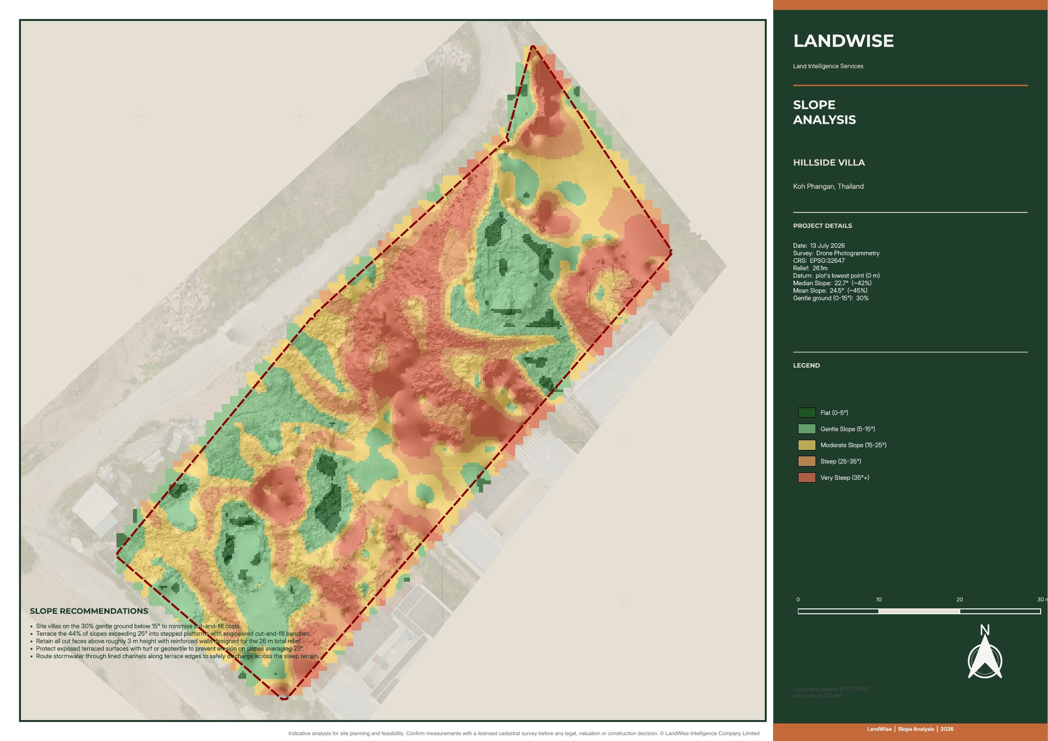 Hillside villa · Land Analysis, page 6 of 14